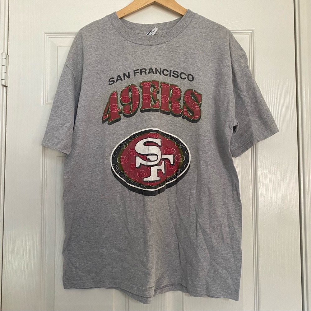 San Francisco 49ers 2000s True Fan NFL Short Sleeve Tee Shirt Mens XL